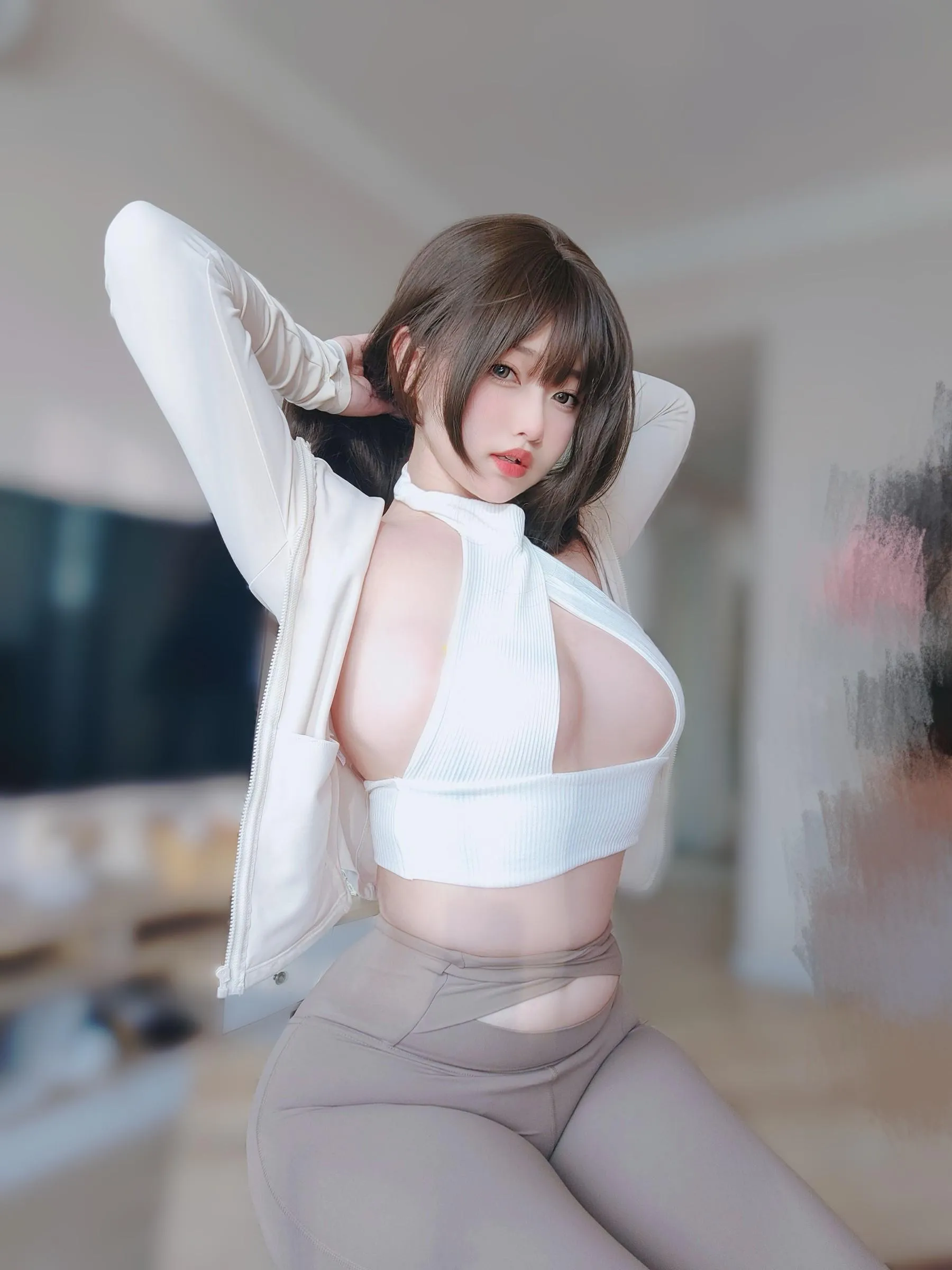 女主K – NO.33 瑜伽服 [102P]插图1